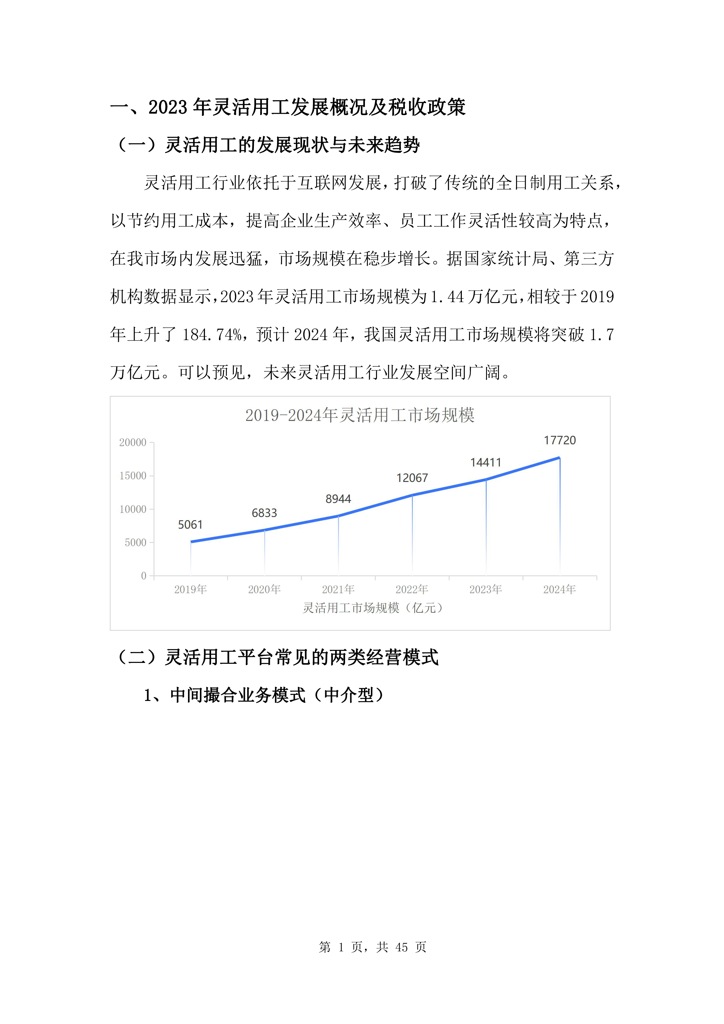 华税2024灵活用工平台税务合规报告49页
